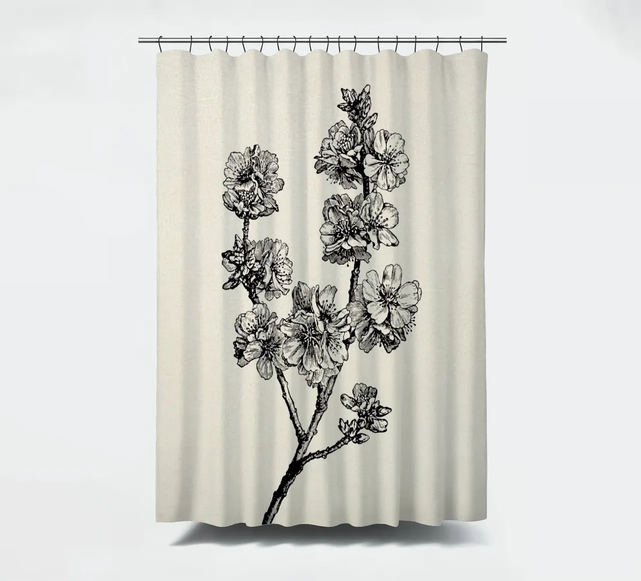 Apple Blossom Sketch no. 1 tenda da doccia da apoloprints