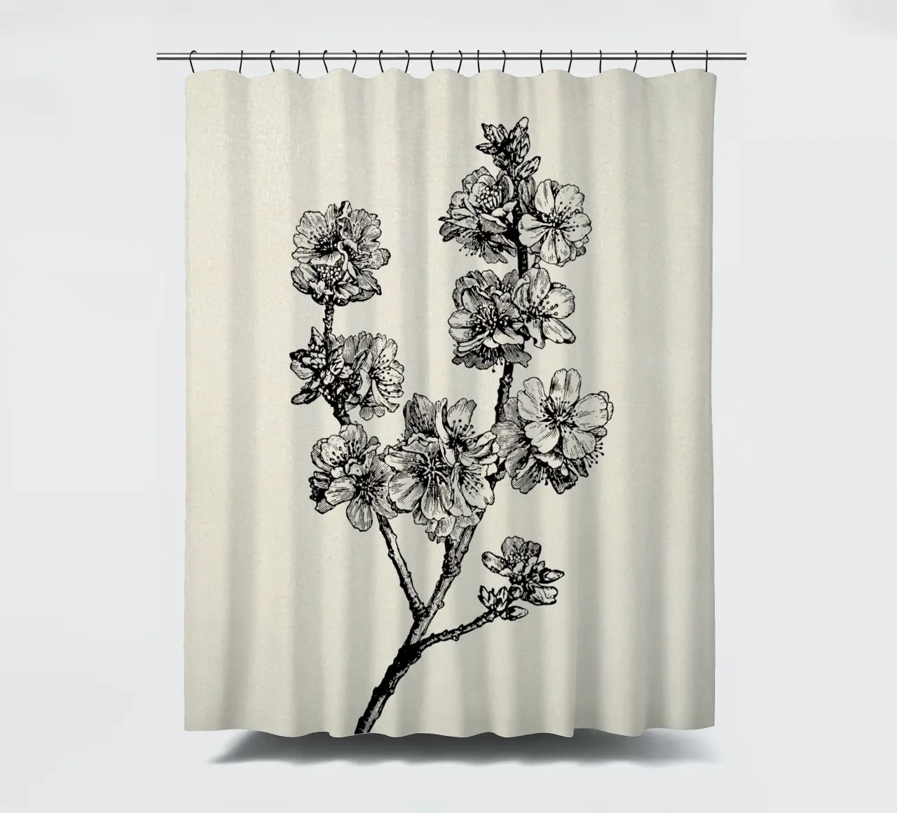 Apple Blossom Sketch no. 1 tenda da doccia da apoloprints