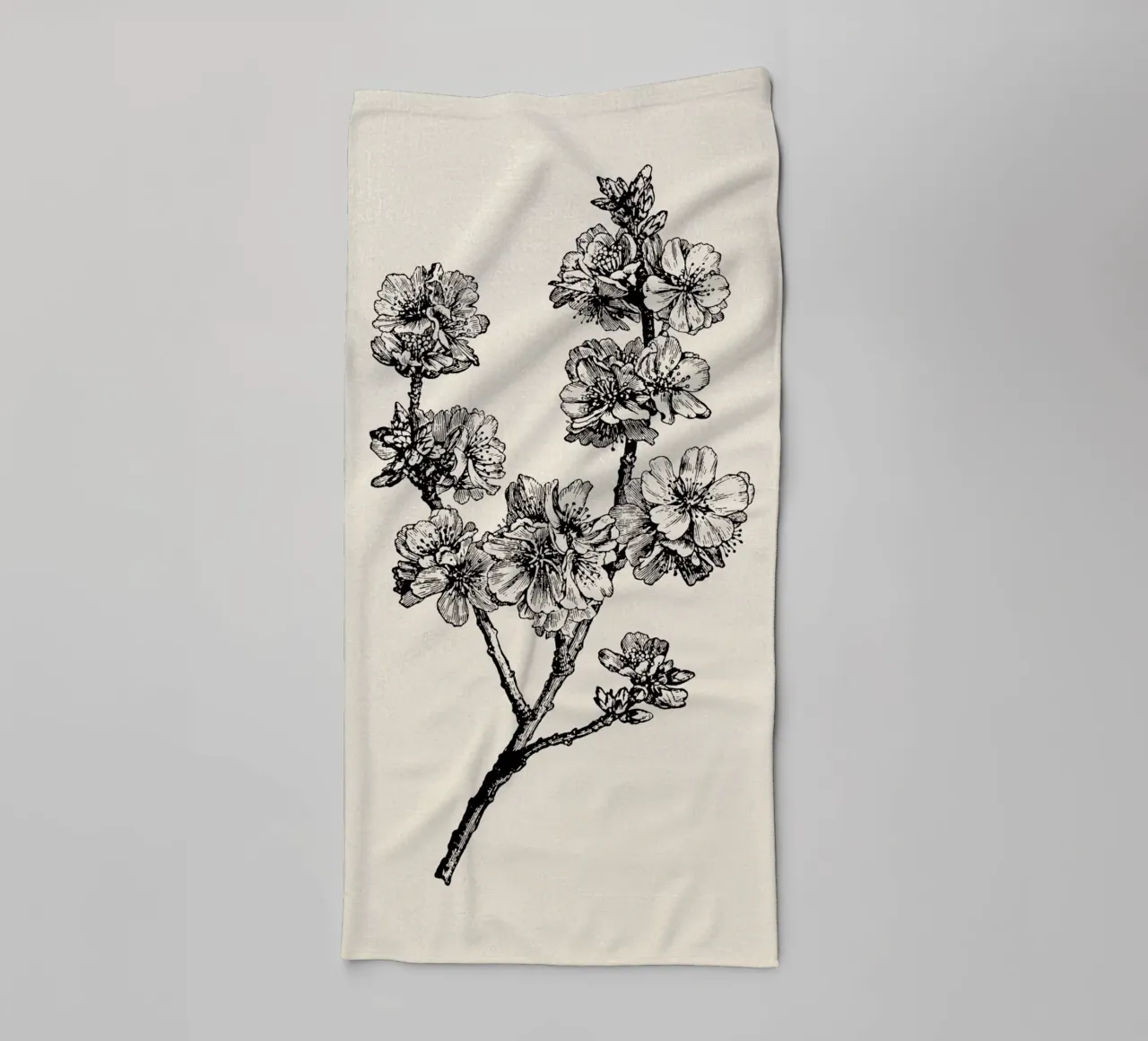 Apple Blossom Sketch no. 1 asciugamano da bagno da apoloprints