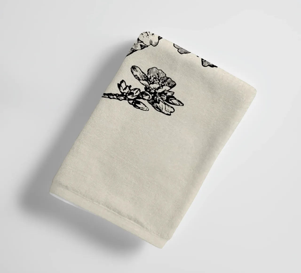 Apple Blossom Sketch no. 1 asciugamano da bagno da apoloprints