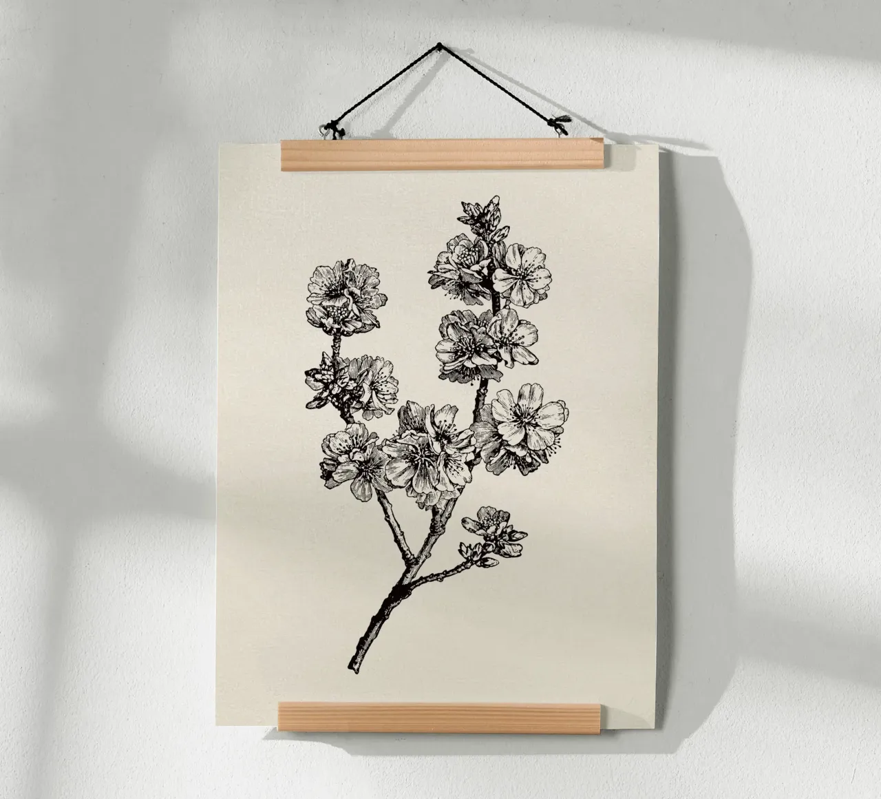 Apple Blossom Sketch no. 1 carta hahnemühle da apoloprints