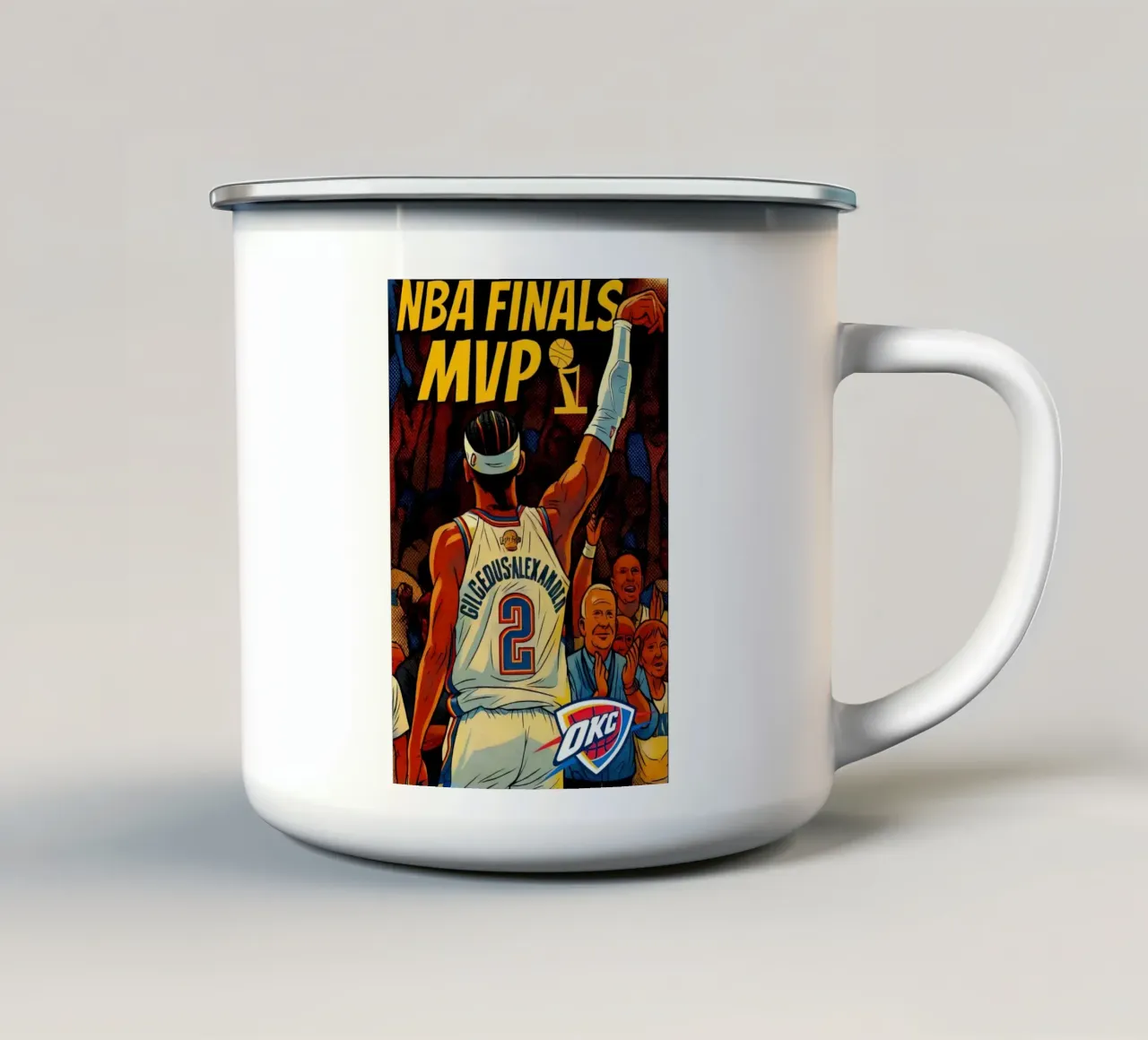 Gilgeous-Alexander tazza in smalto da willtahuyshop