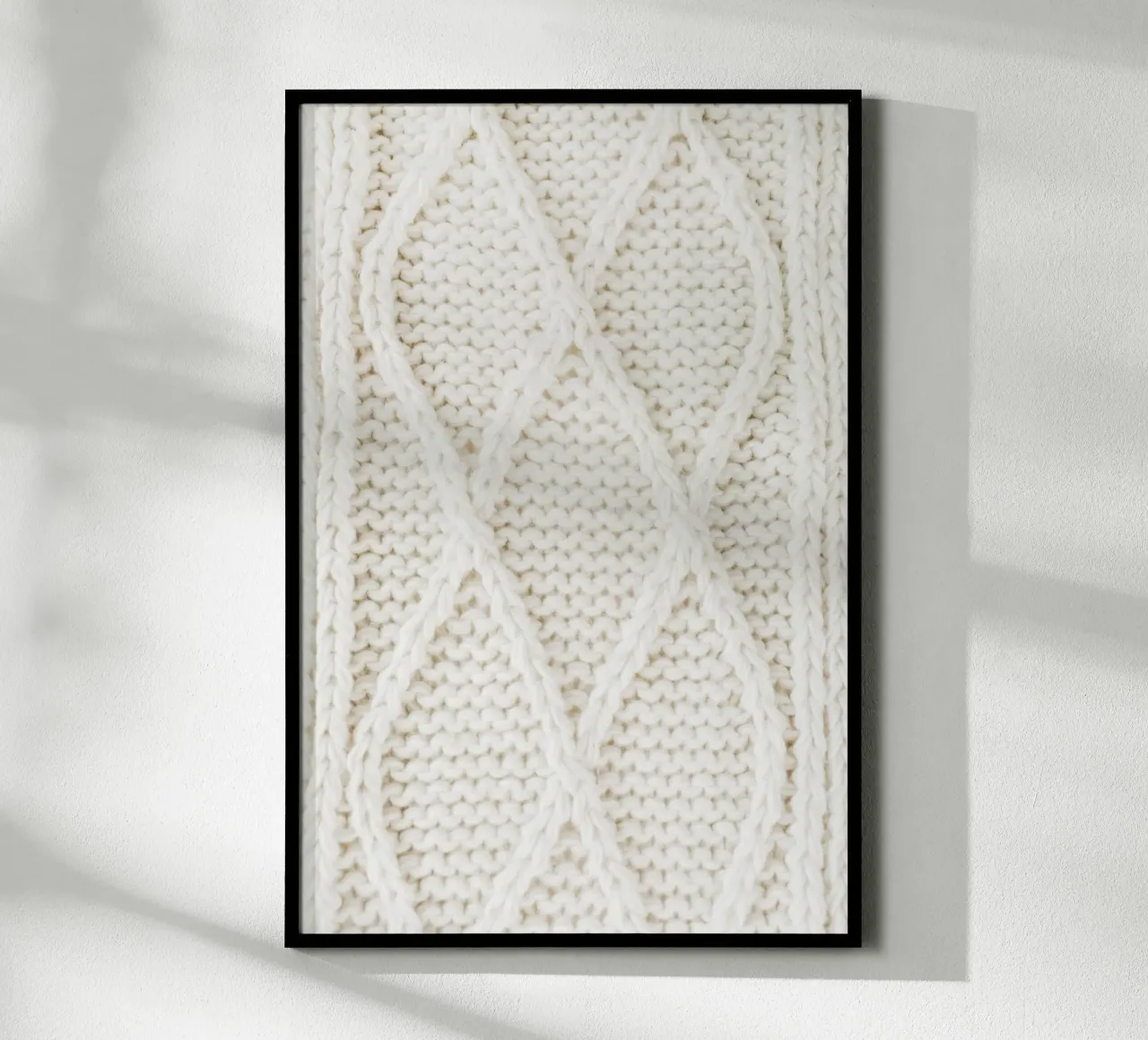 Bagliore invernale poster con telaio in alluminio da StillVibe Home