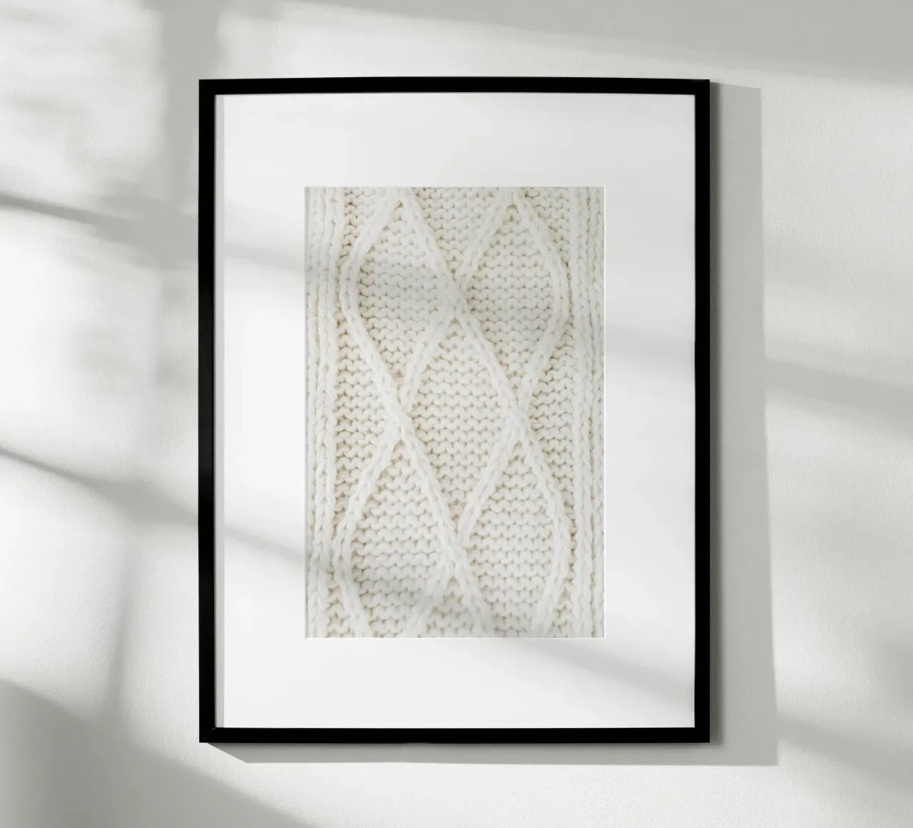 Bagliore invernale poster con telaio in alluminio da StillVibe Home