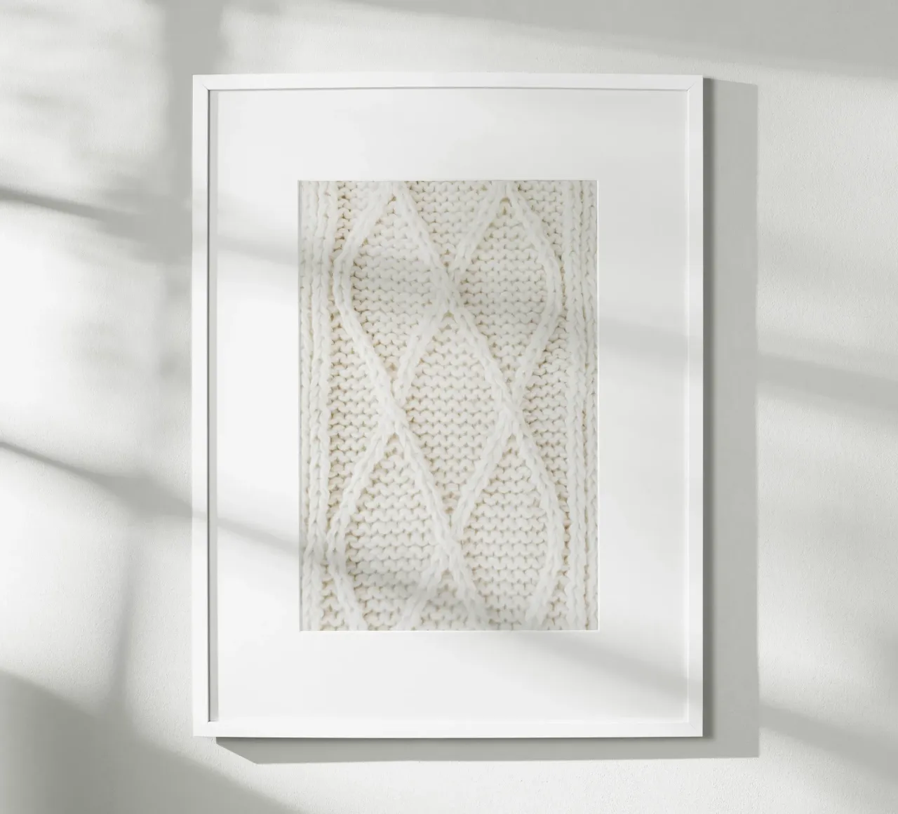 Bagliore invernale poster con telaio in alluminio da StillVibe Home