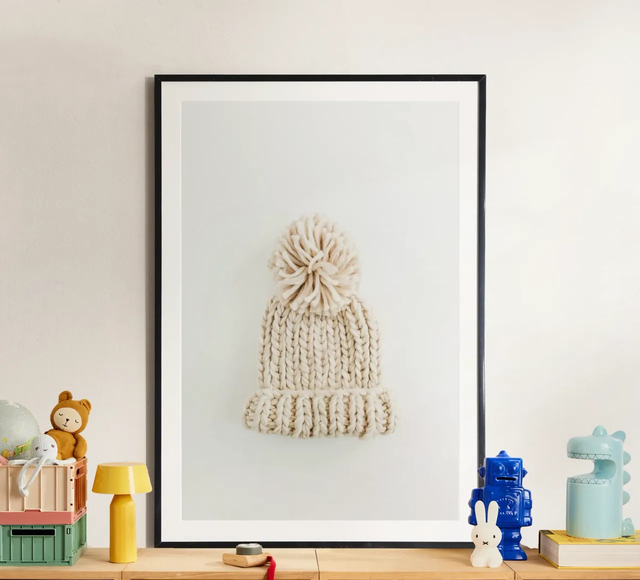Bagliore invernale poster con telaio in plastica da StillVibe Home