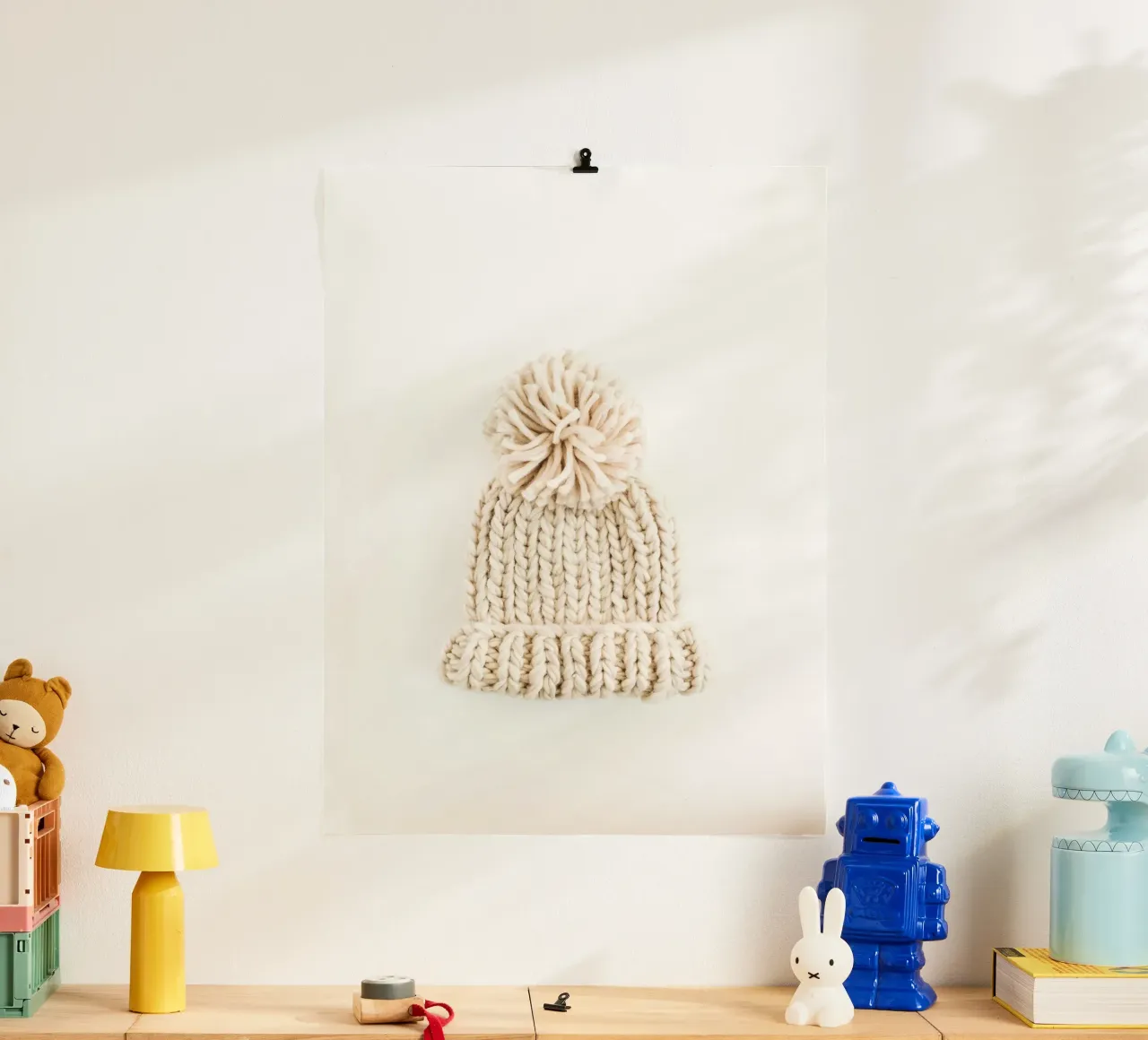 Bagliore invernale poster con telaio in plastica da StillVibe Home