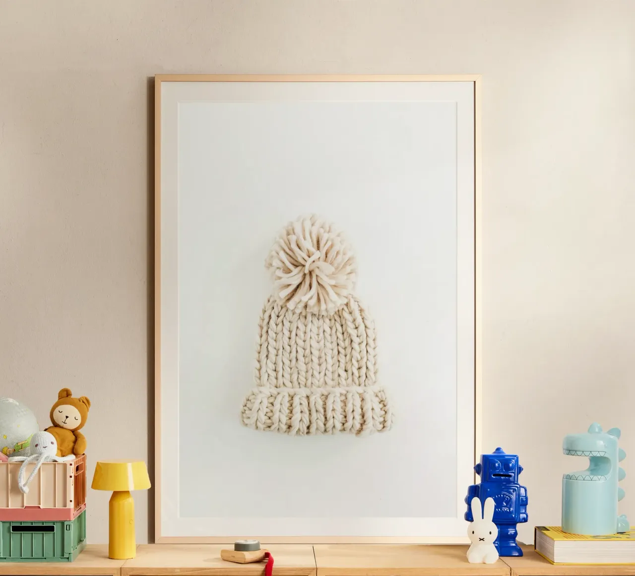 Bagliore invernale poster con telaio in plastica da StillVibe Home