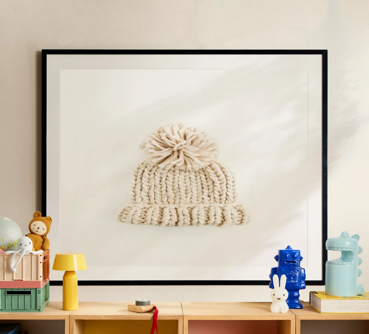 Bagliore invernale poster con telaio in plastica da StillVibe Home