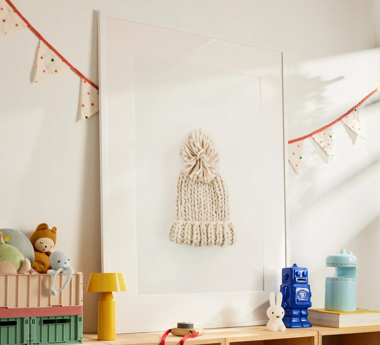 Bagliore invernale poster con telaio in plastica da StillVibe Home