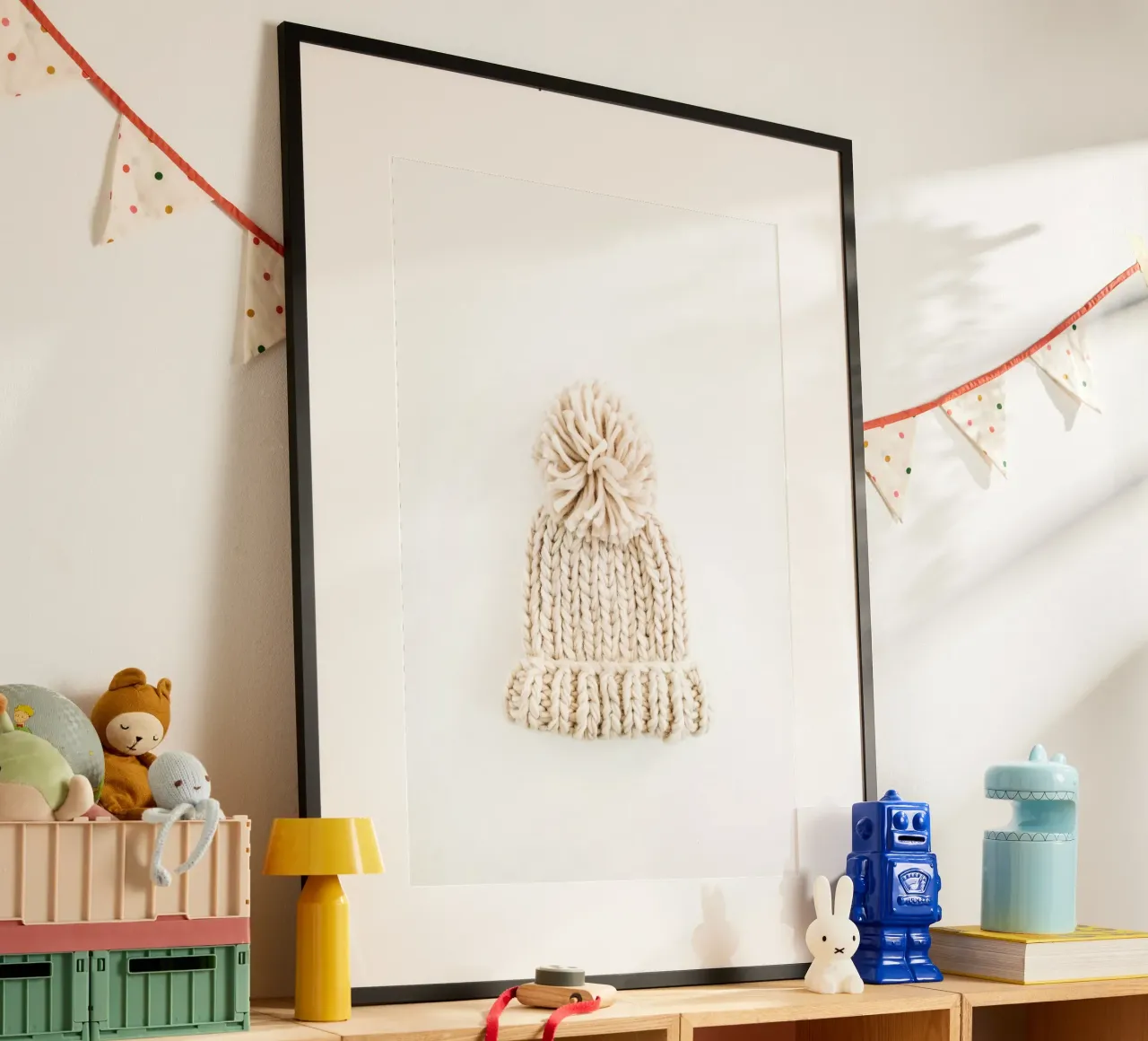 Bagliore invernale poster con telaio in plastica da StillVibe Home