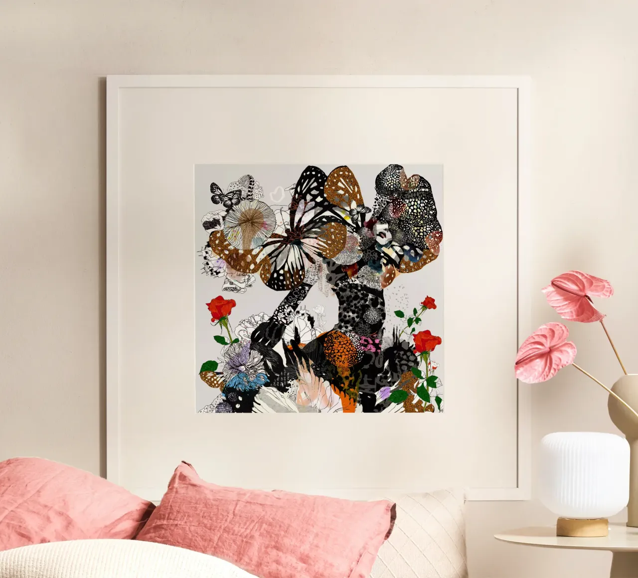 partenopeo poster con telaio in legno da Giulio Iurissevich