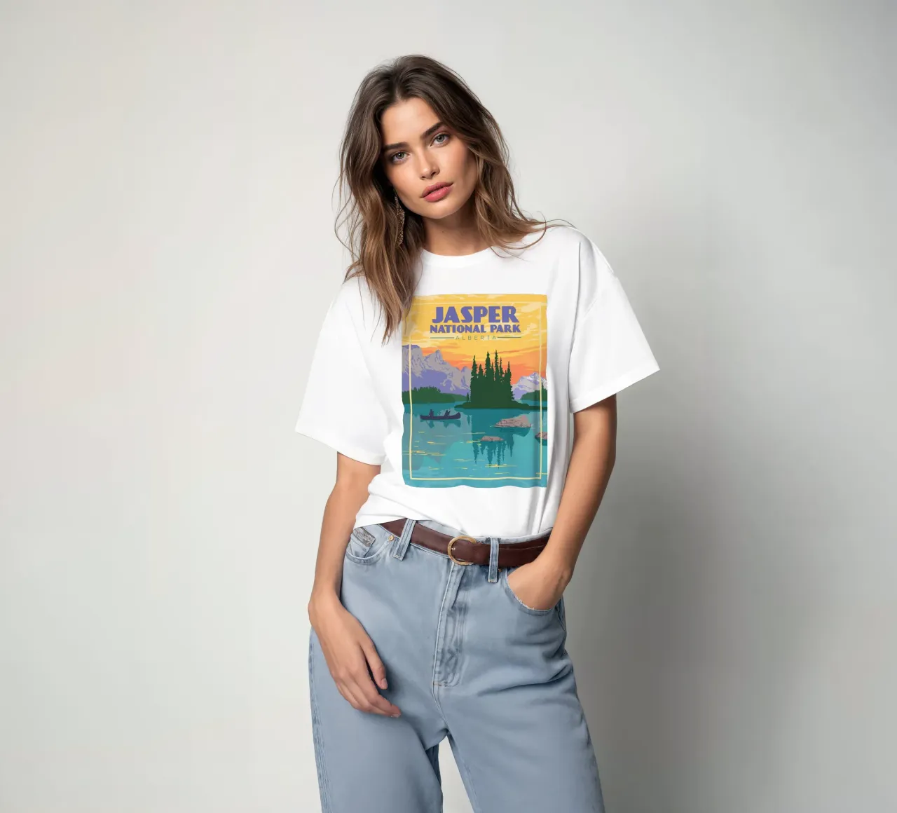 Parco nazionale di Jasper Alberta t-shirt da hewitt shop