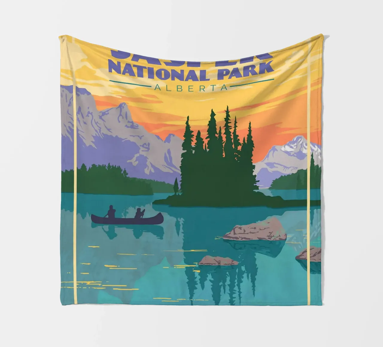 Parco nazionale di Jasper Alberta coperta in pile da hewitt shop