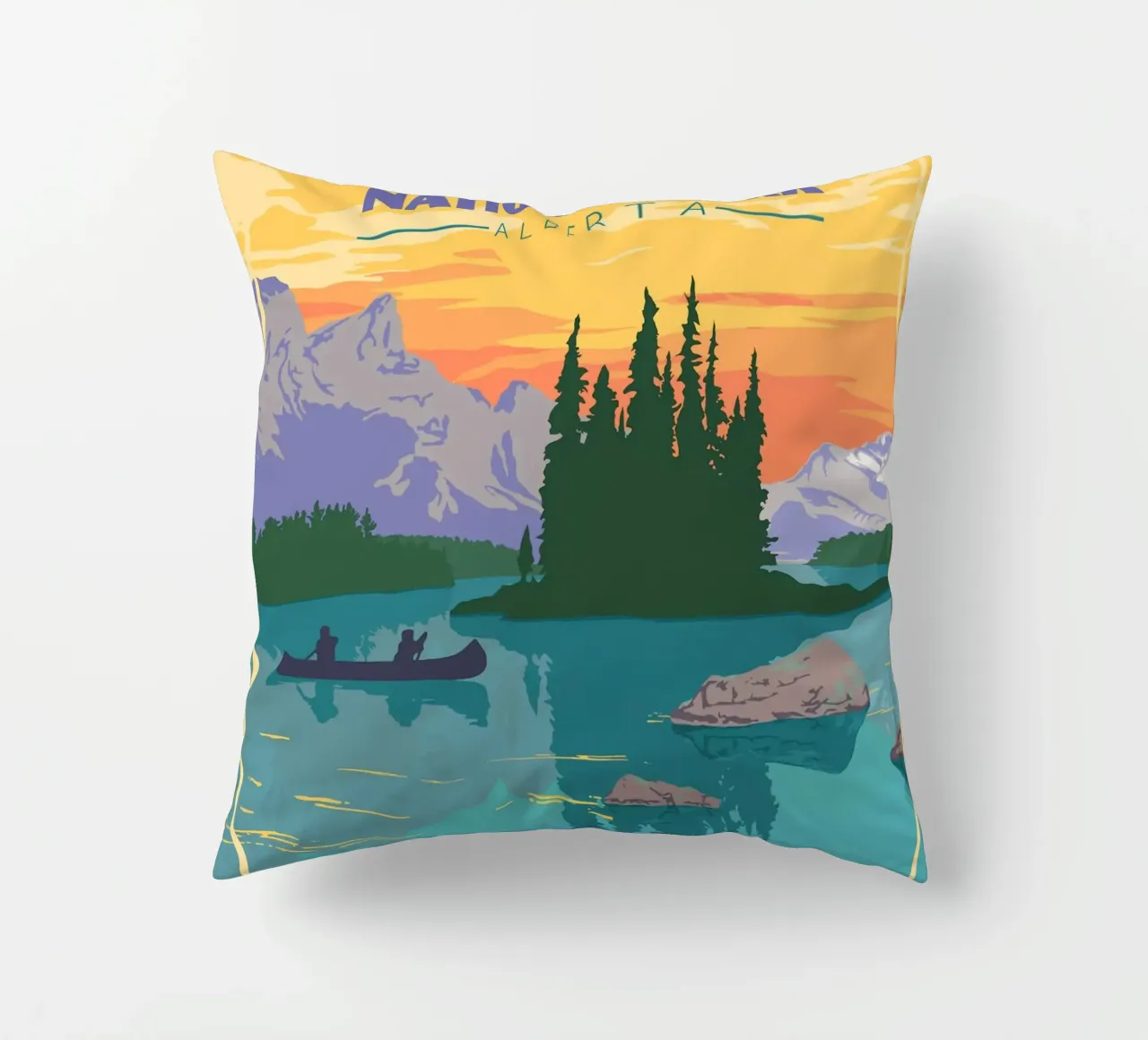 Parco nazionale di Jasper Alberta cuscino da hewitt shop