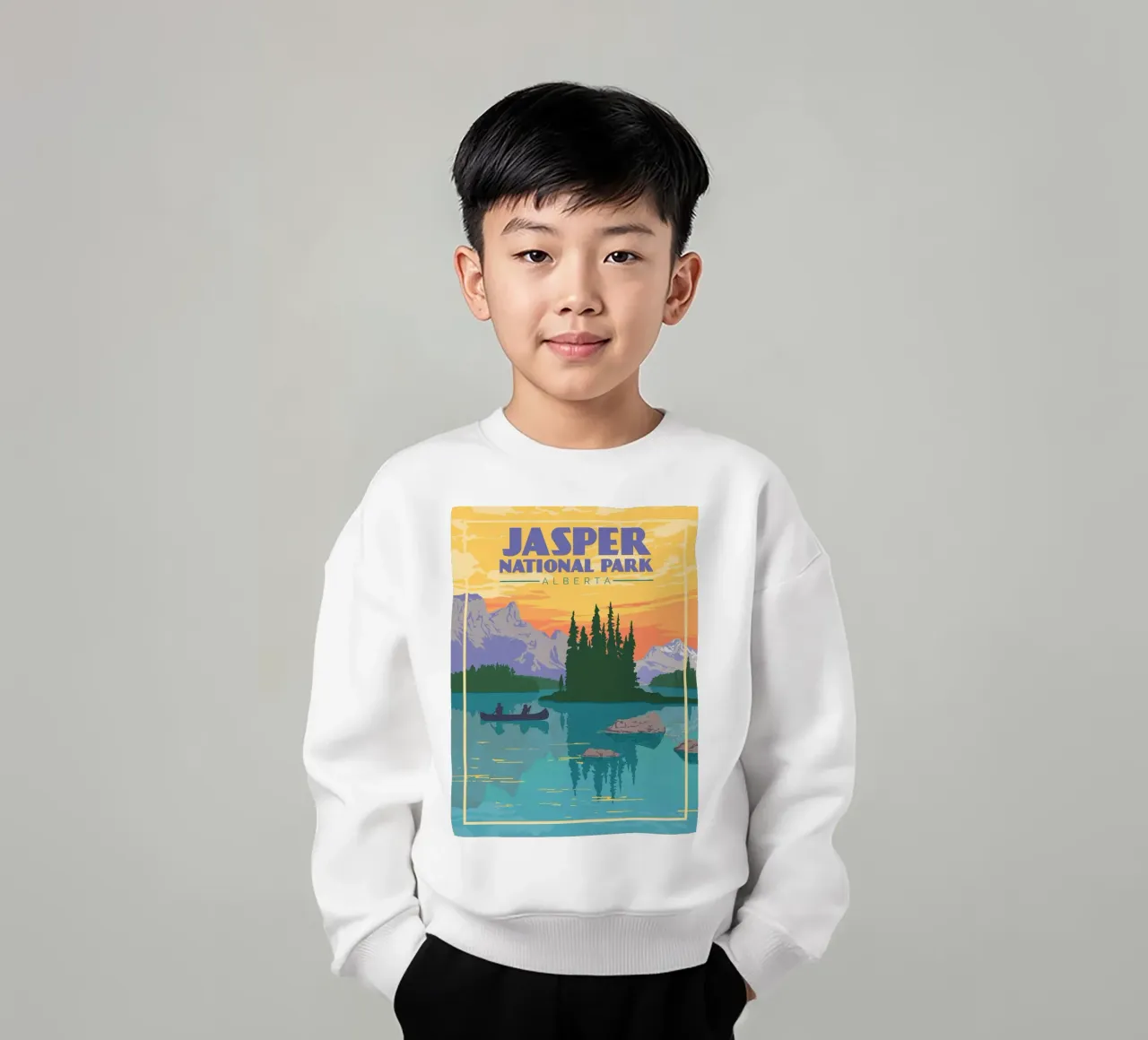 Parco nazionale di Jasper Alberta felpa bambino da hewitt shop