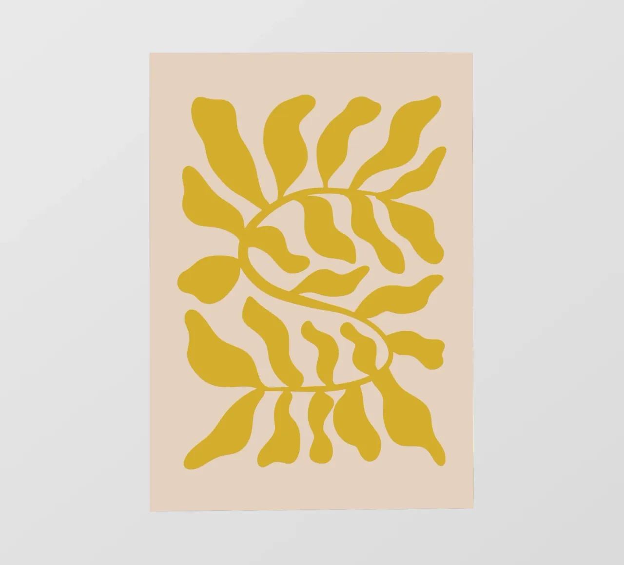 Sunlit Leaves telo in pvc da vintageshop