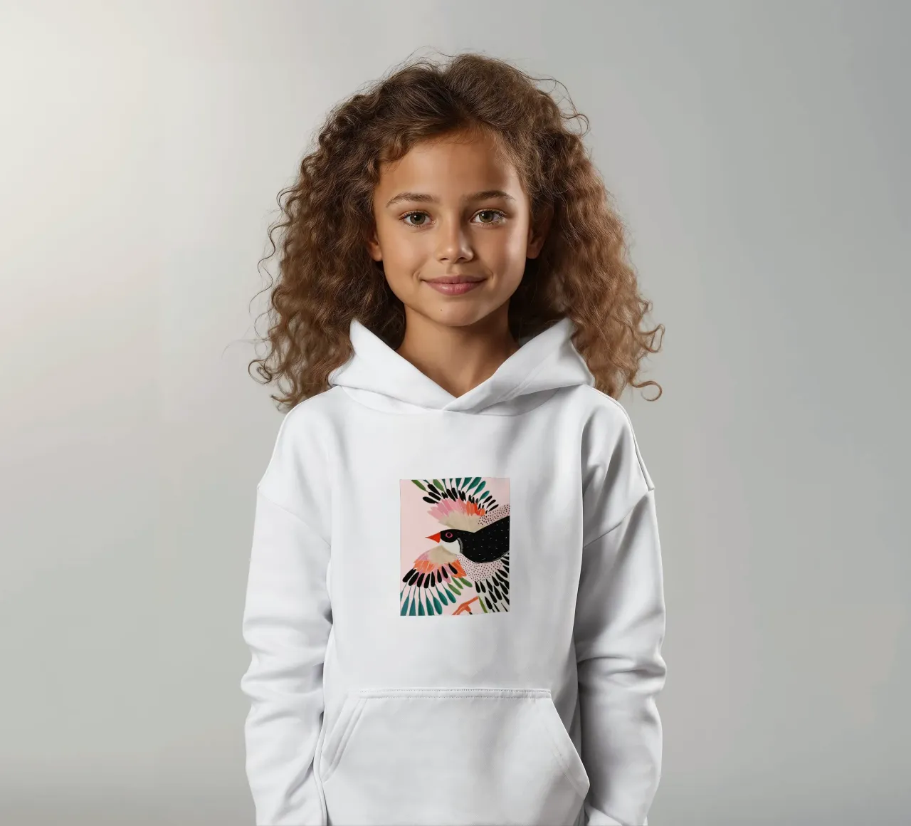 Colorful Wings kids hoodie by ArtsySesta