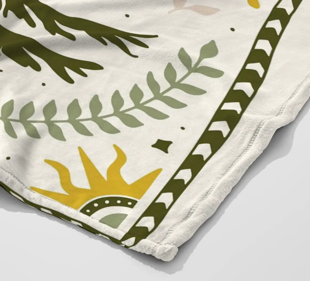 Forest Harmony coperta in pile da vintageshop