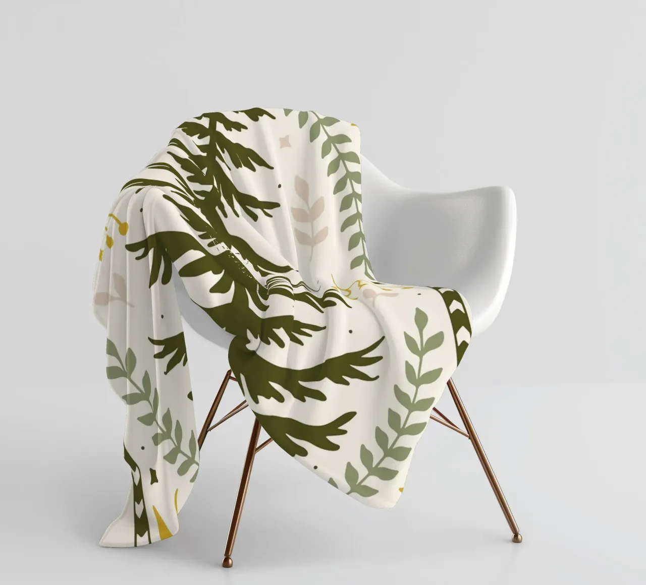 Forest Harmony coperta in pile da vintageshop