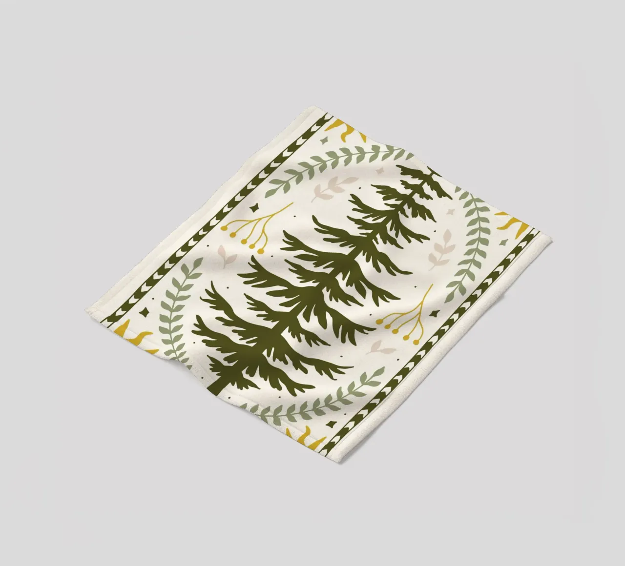 Forest Harmony coperta in pile da vintageshop