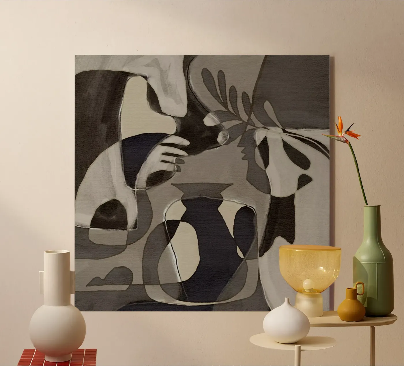 Essence 1 acryl van Shatha Al Dafai