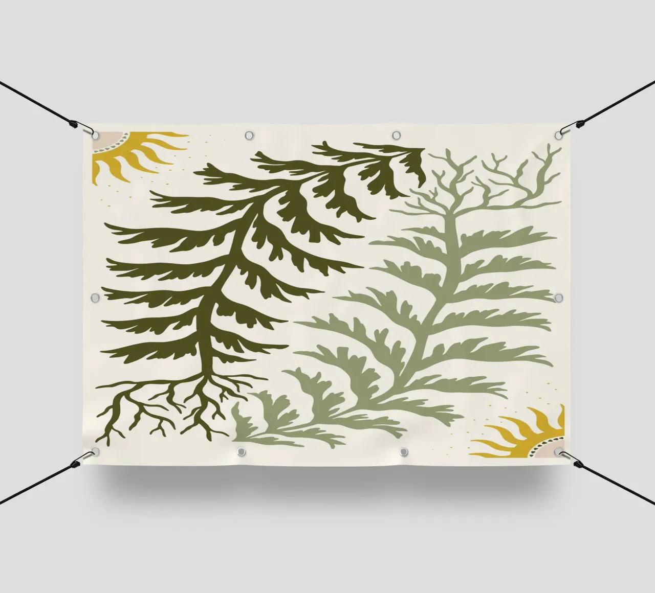 Sun and Seaweed telo in pvc da vintageshop