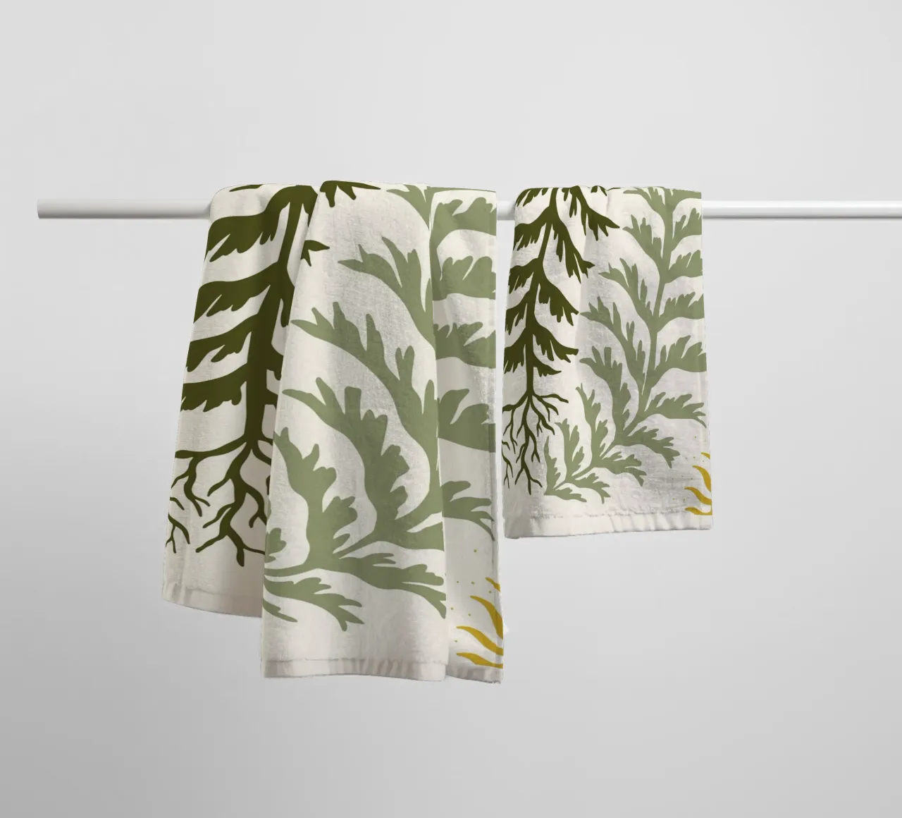 Sun and Seaweed asciugamano da bagno da vintageshop