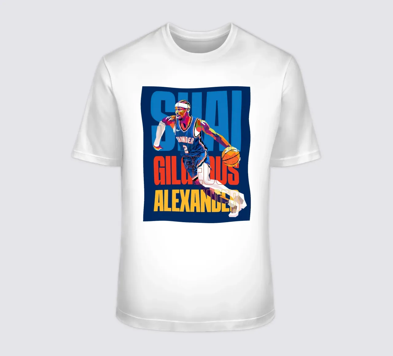 shai gilgeous alexander t-shirt da willtahuyshop
