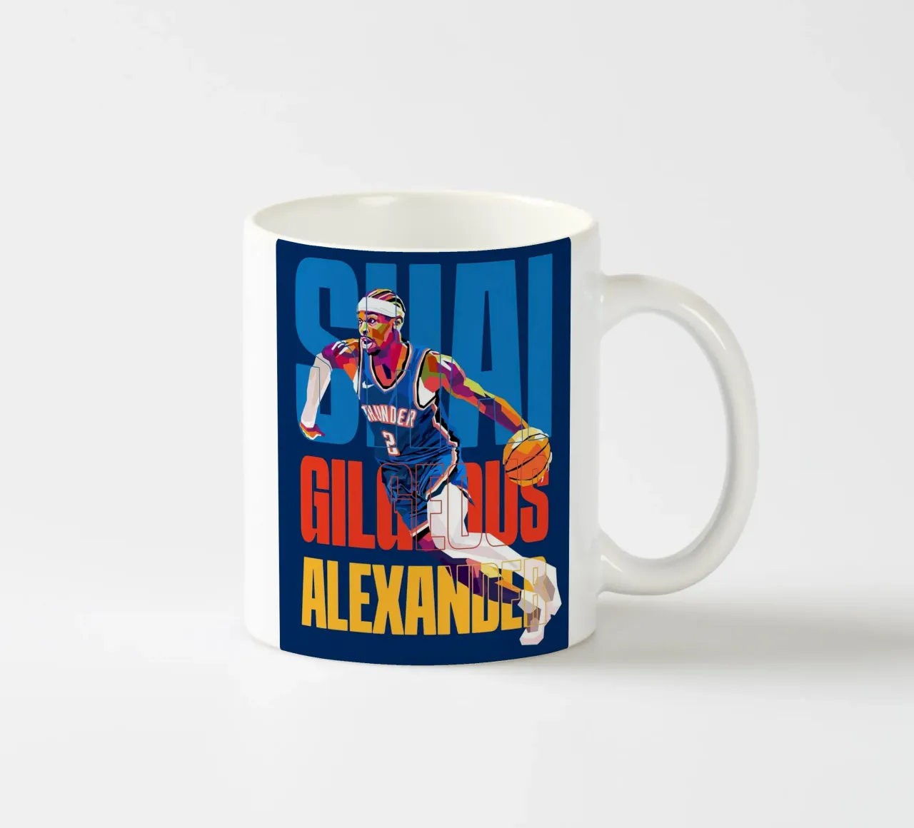 shai gilgeous alexander tazza in ceramica da willtahuyshop