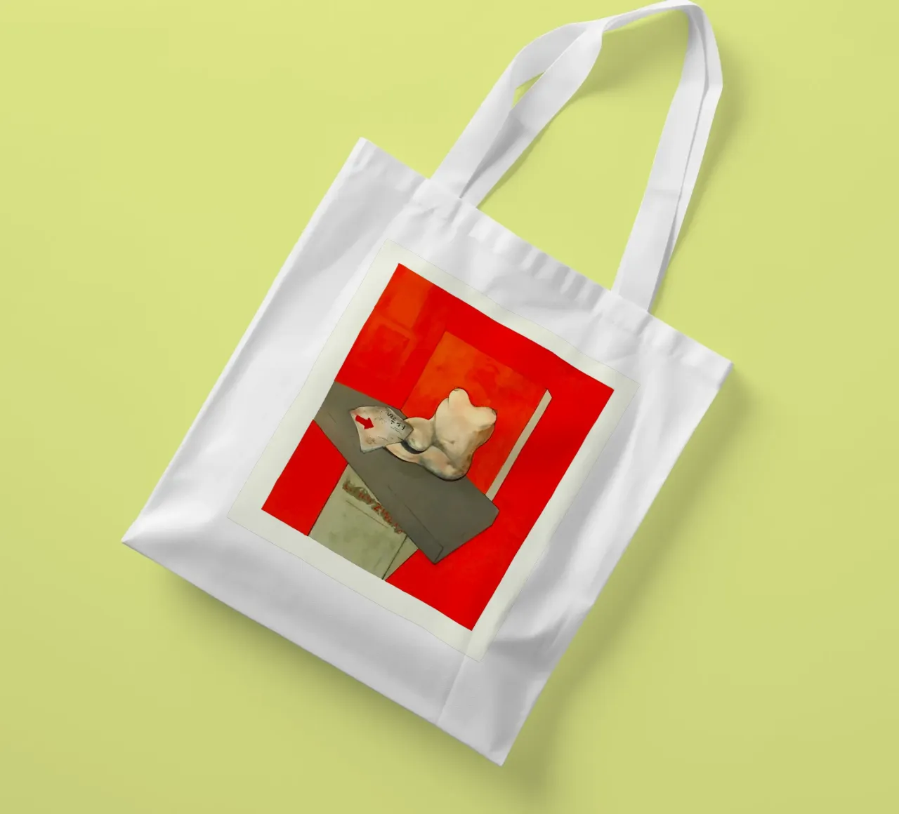 Studio del corpo umano di Ingres borsa in juta da Collins Shop