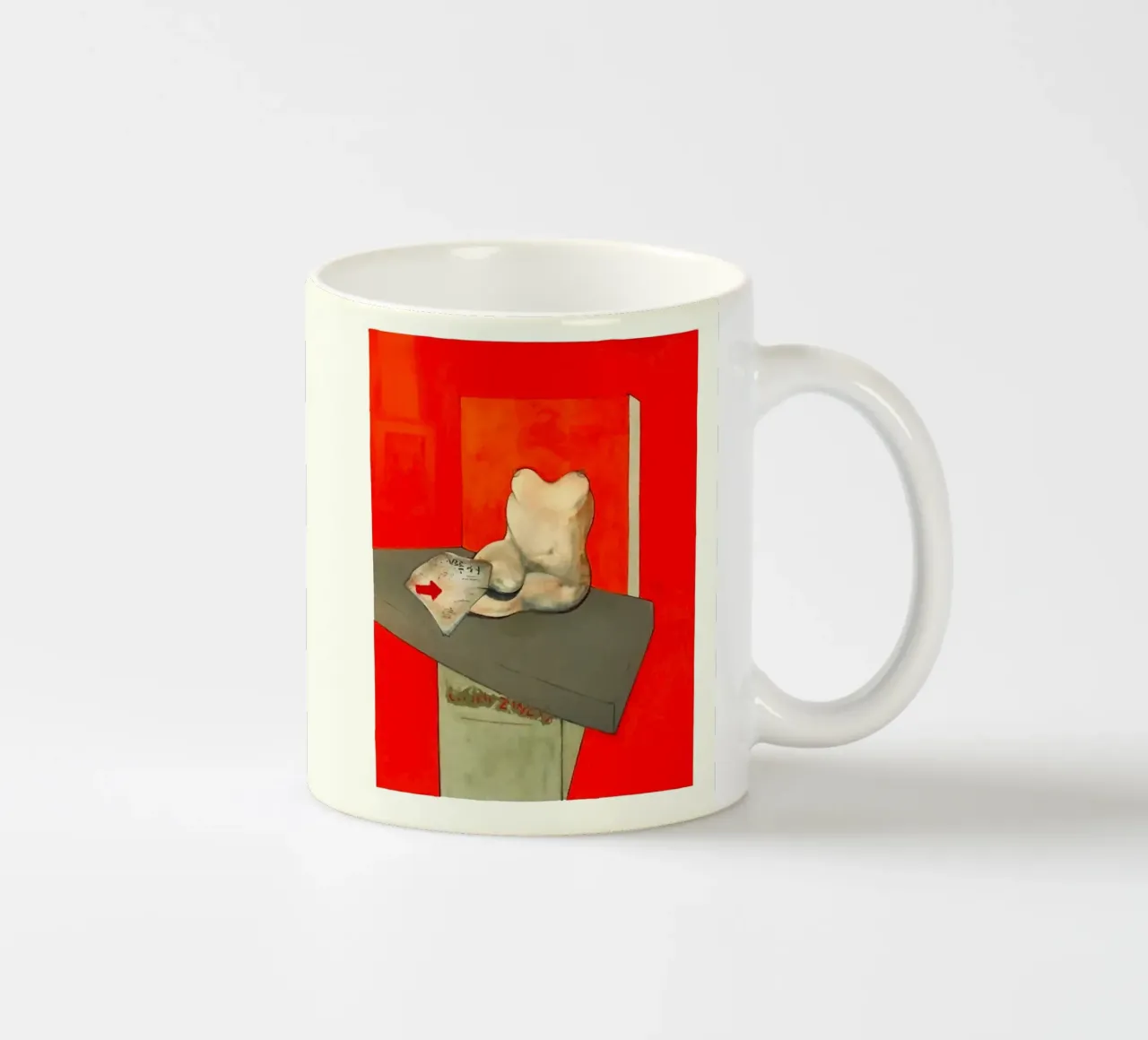 Studio del corpo umano di Ingres tazza in ceramica da Collins Shop