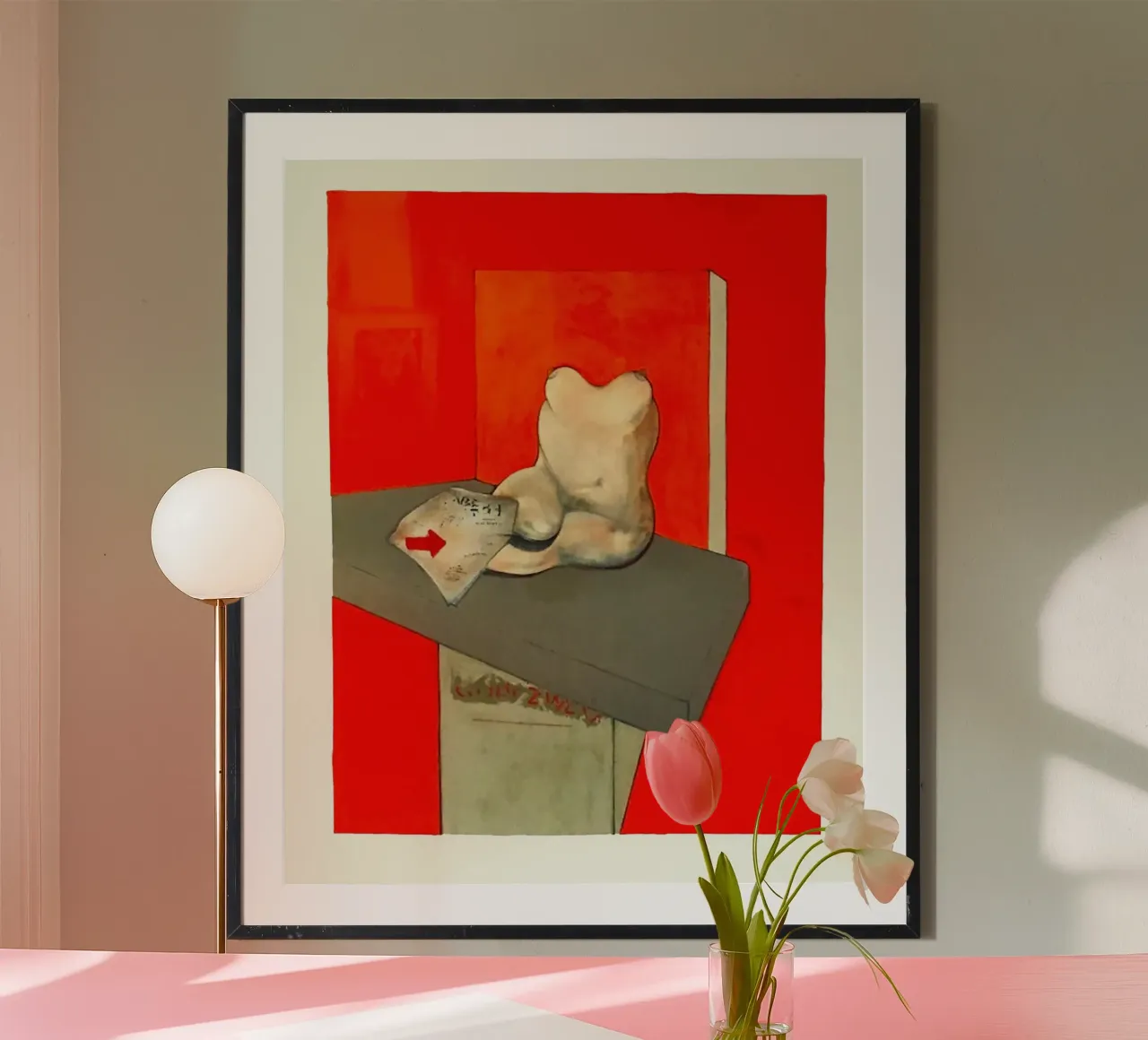 Studio del corpo umano di Ingres poster da Collins Shop