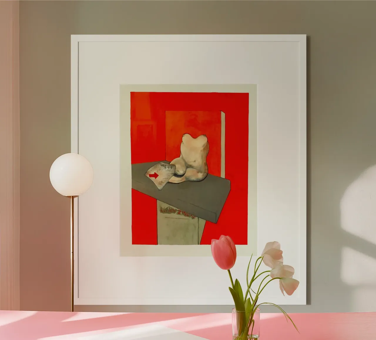 Studio del corpo umano di Ingres poster da Collins Shop