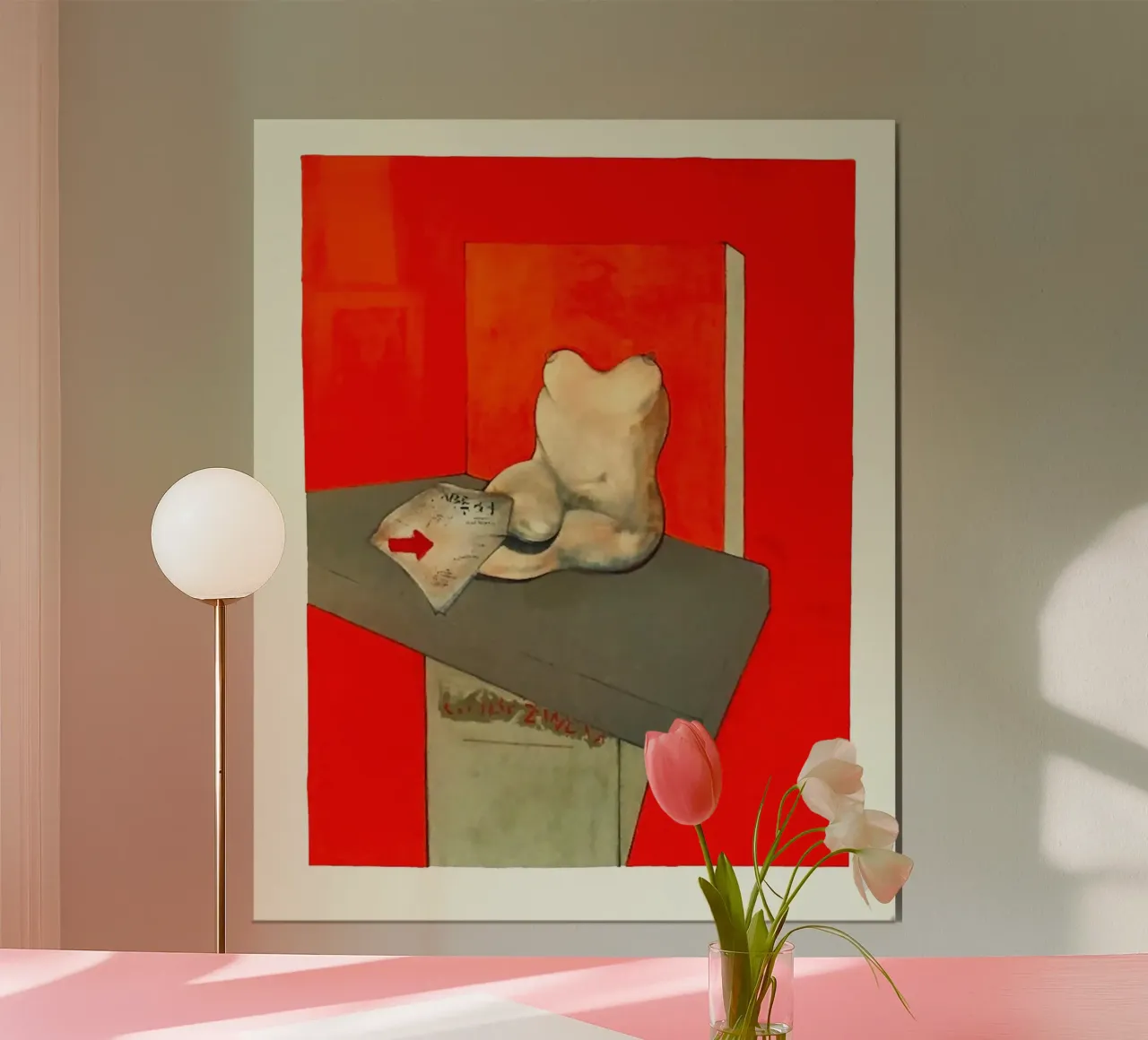 Studio del corpo umano di Ingres poster da Collins Shop