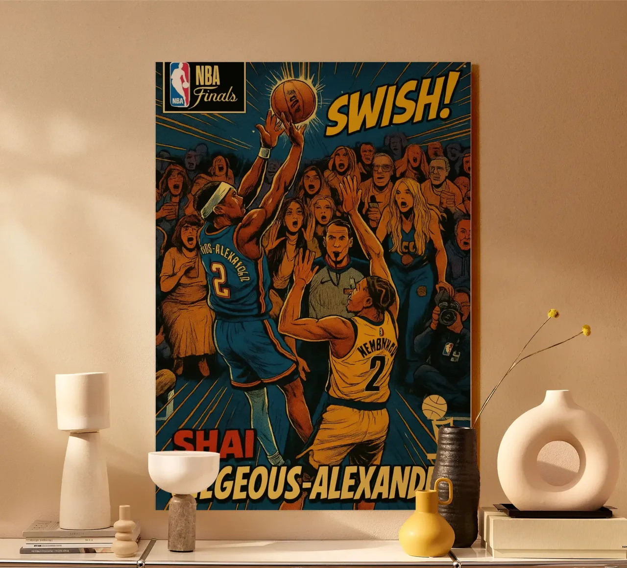 Shai Gilgeous alluminio dibond da willtahuyshop