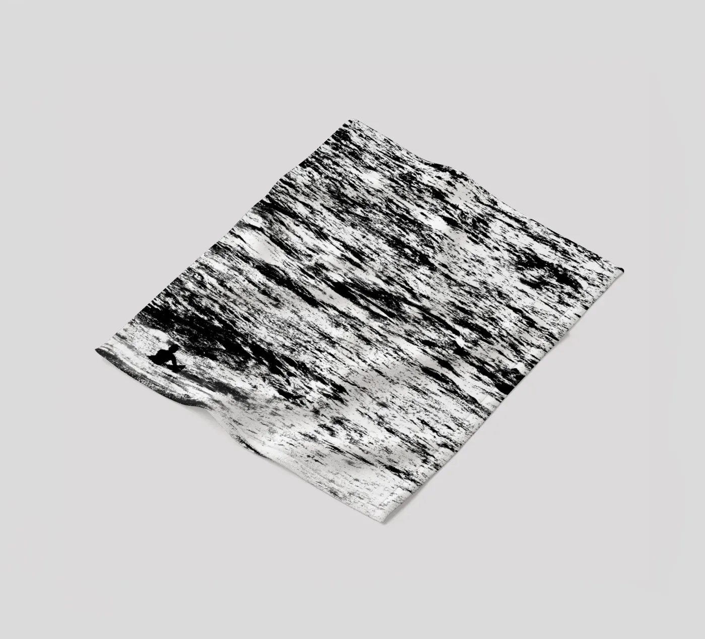 Surf fleece blanket by Tal Paz-Fridman