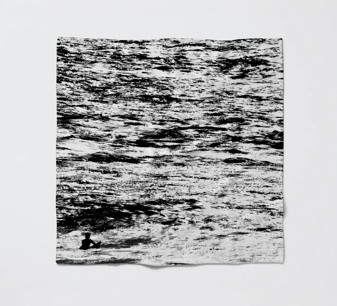 Surf fleece blanket by Tal Paz-Fridman