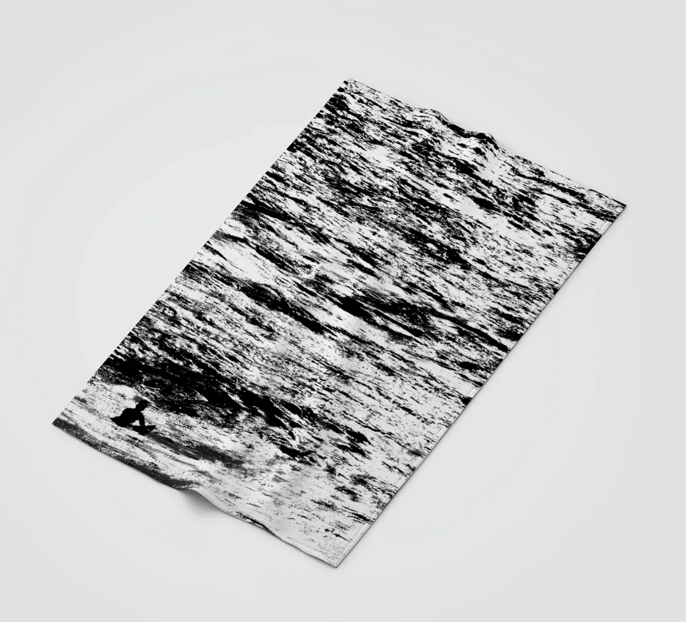 Surf fleece blanket by Tal Paz-Fridman