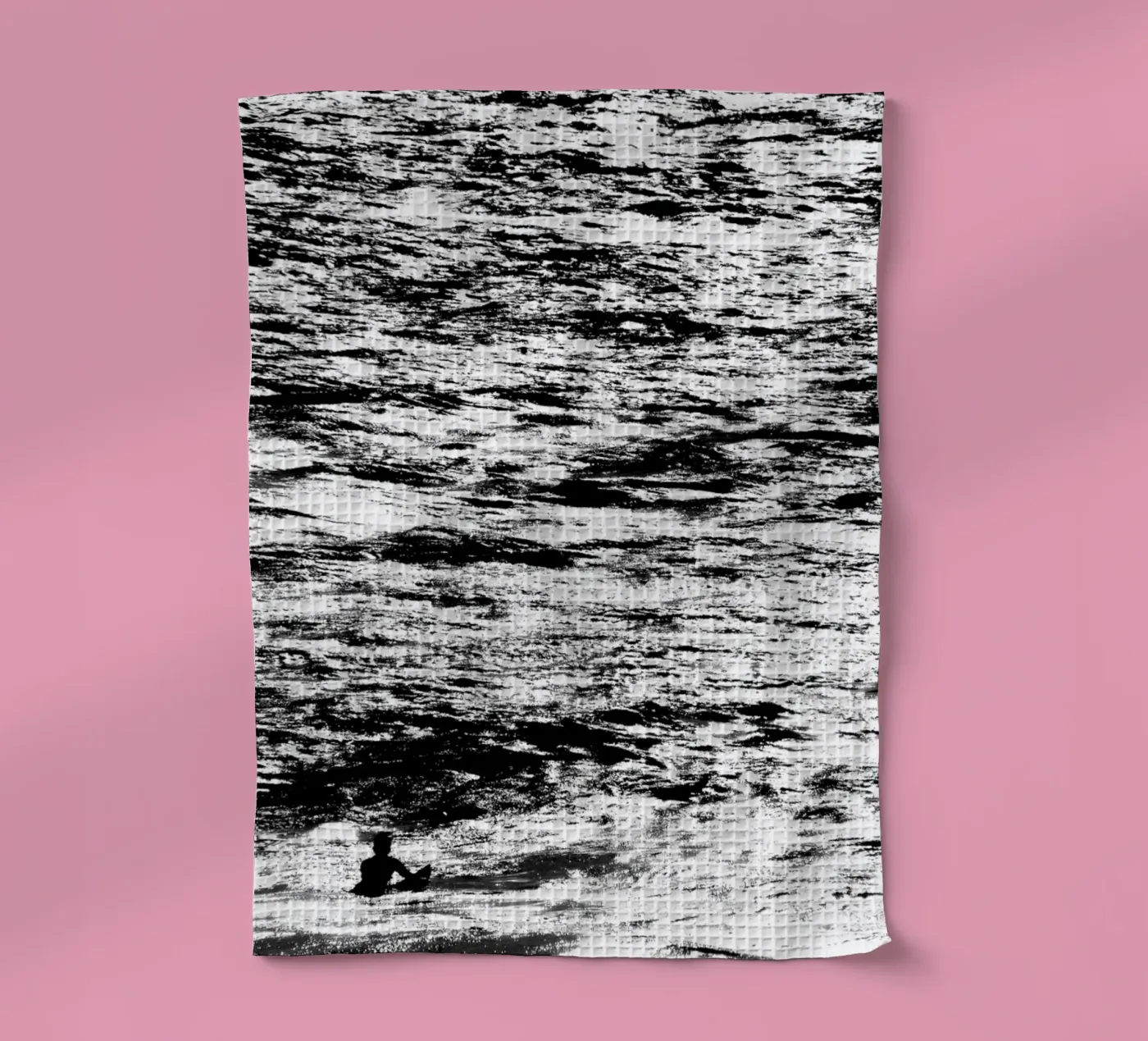 Surf tea towel by Tal Paz-Fridman
