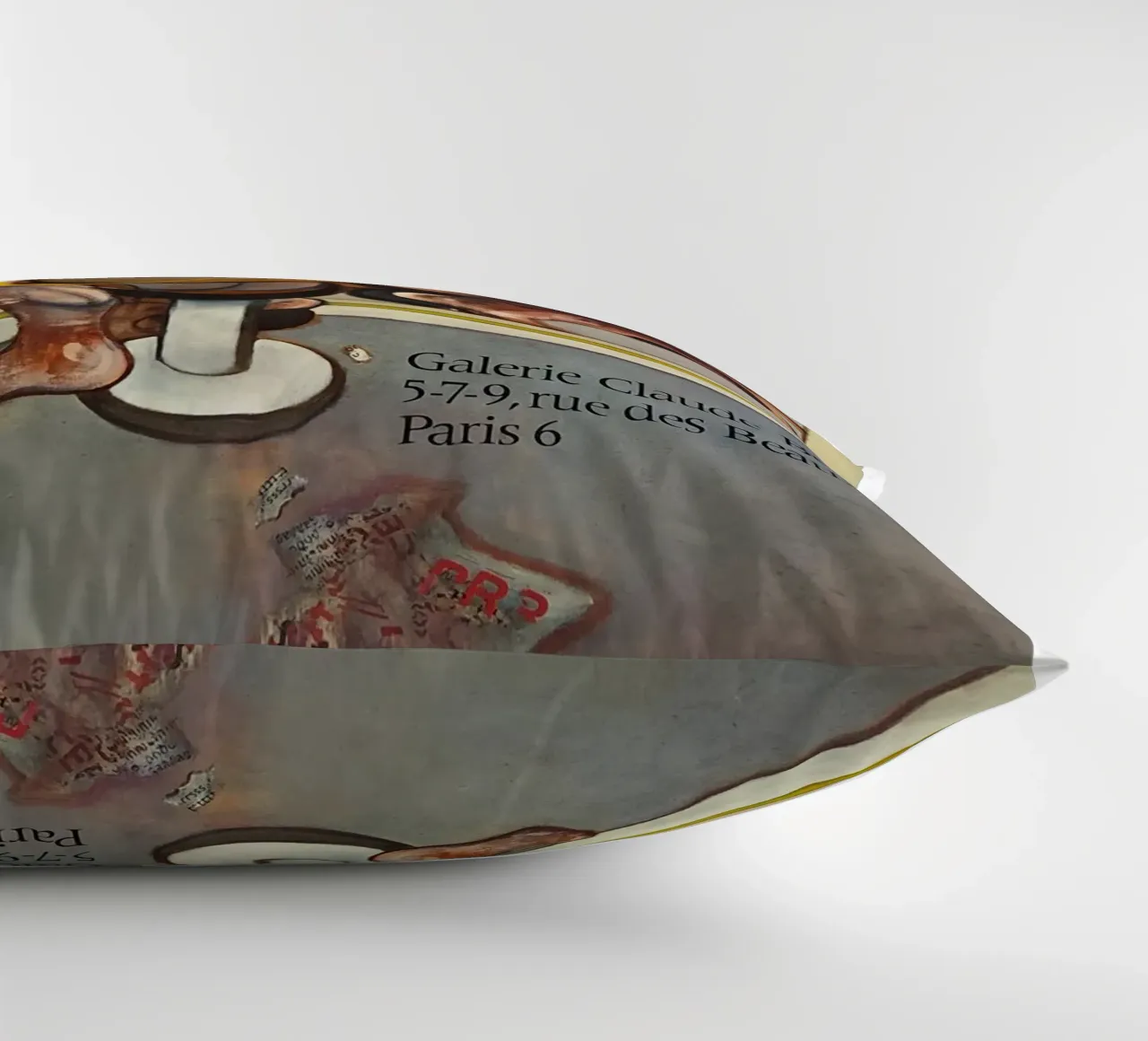 manifesto di mostra di francis bacon anni '70 cuscino da Collins Shop