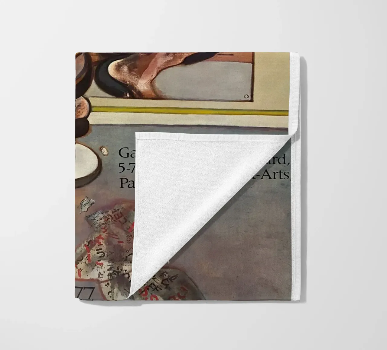 manifesto di mostra di francis bacon anni '70 telo mare da Collins Shop