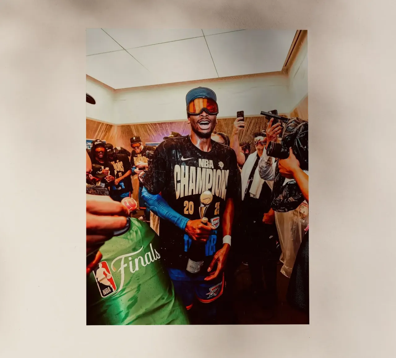 Shai Gilgeous-Alexander MVP delle finali pellicola backlit da willtahuyshop