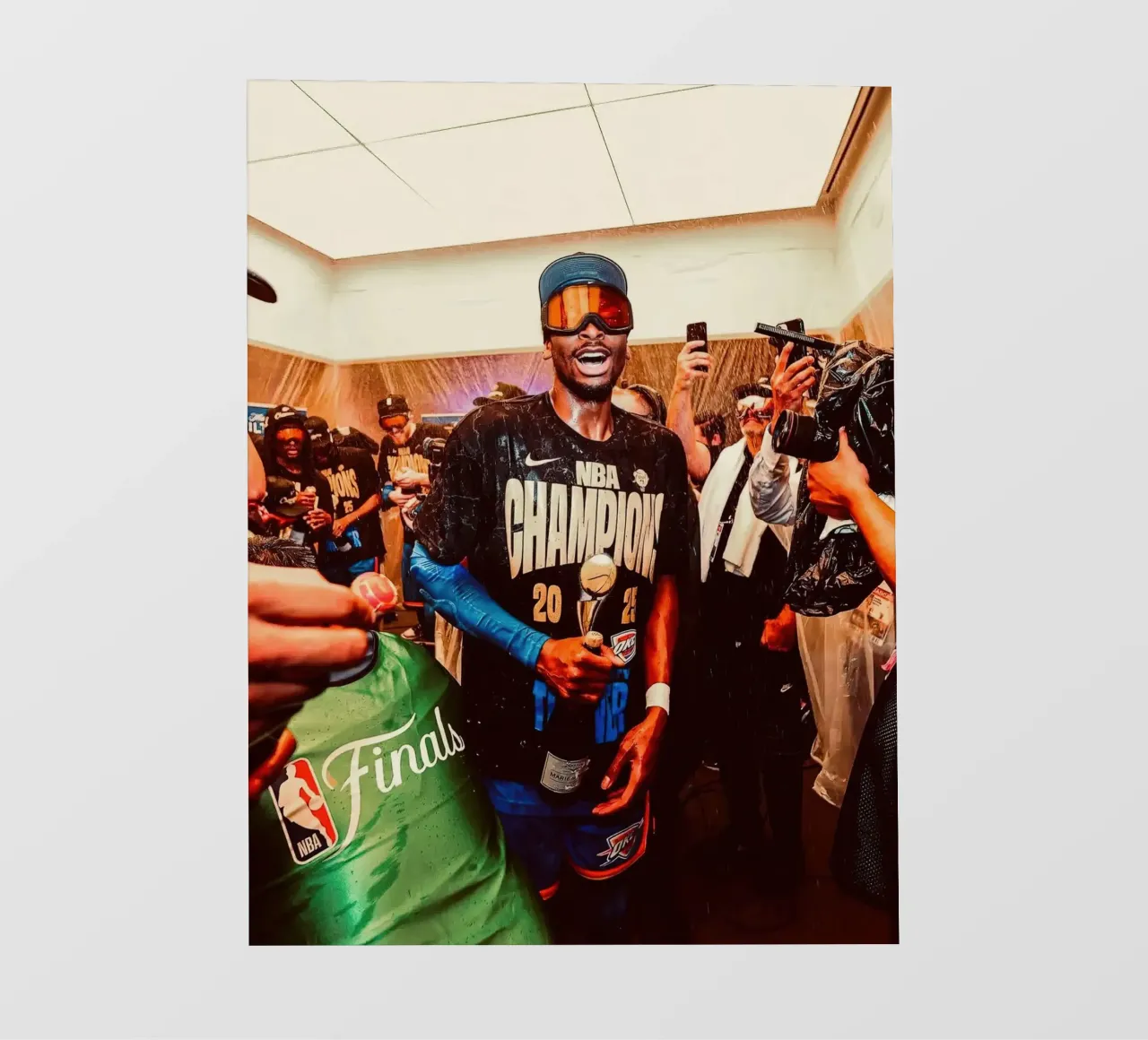 Shai Gilgeous-Alexander MVP delle finali pellicola backlit da willtahuyshop