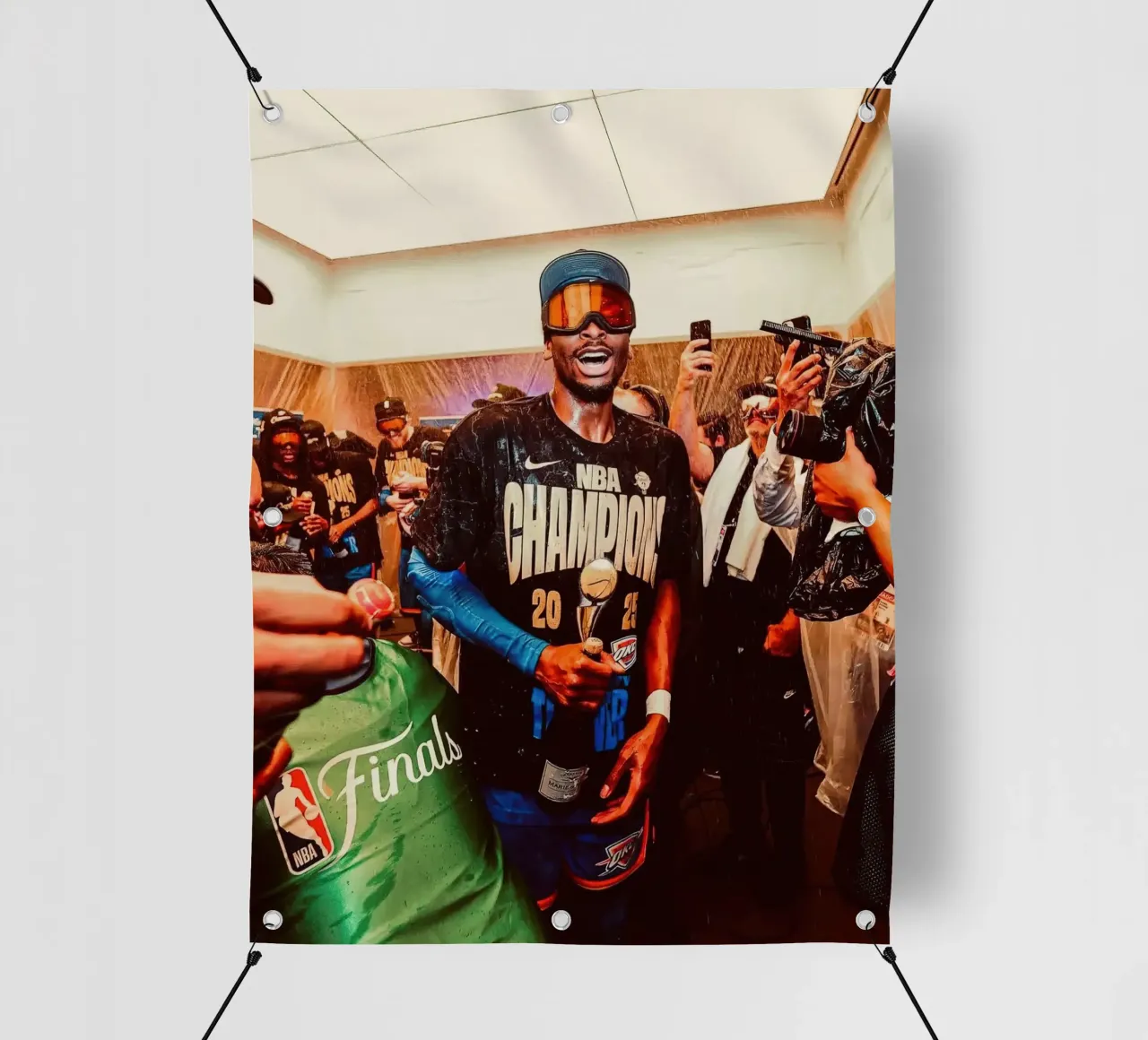 Shai Gilgeous-Alexander MVP delle finali telo in pvc da willtahuyshop