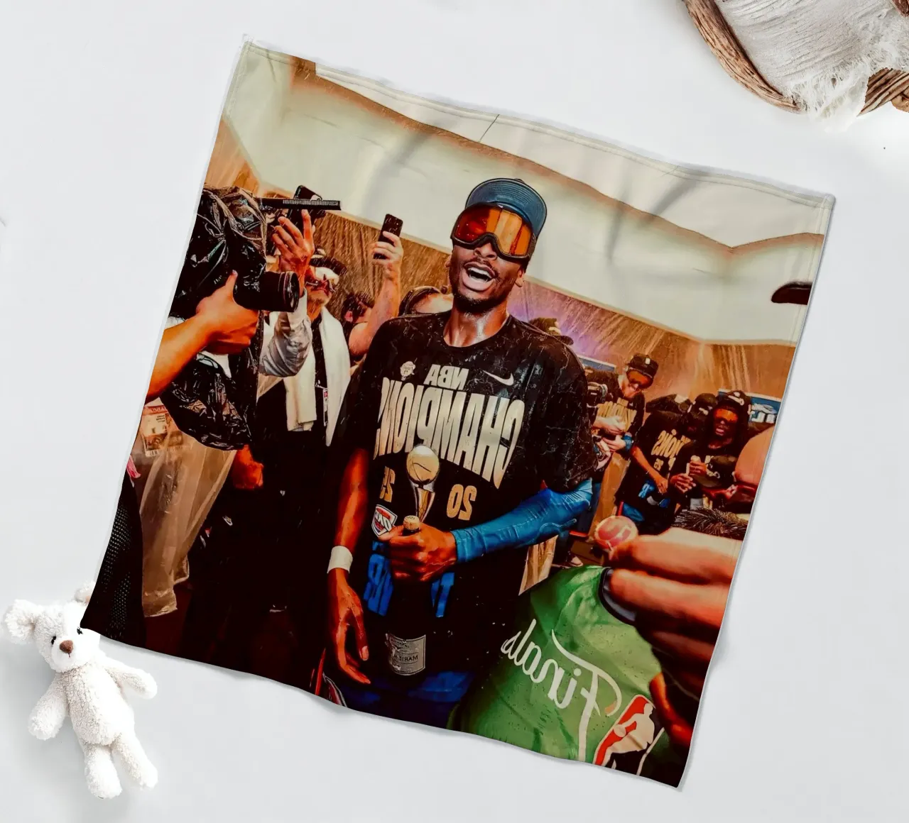 Shai Gilgeous-Alexander MVP delle finali coperta in pile da willtahuyshop