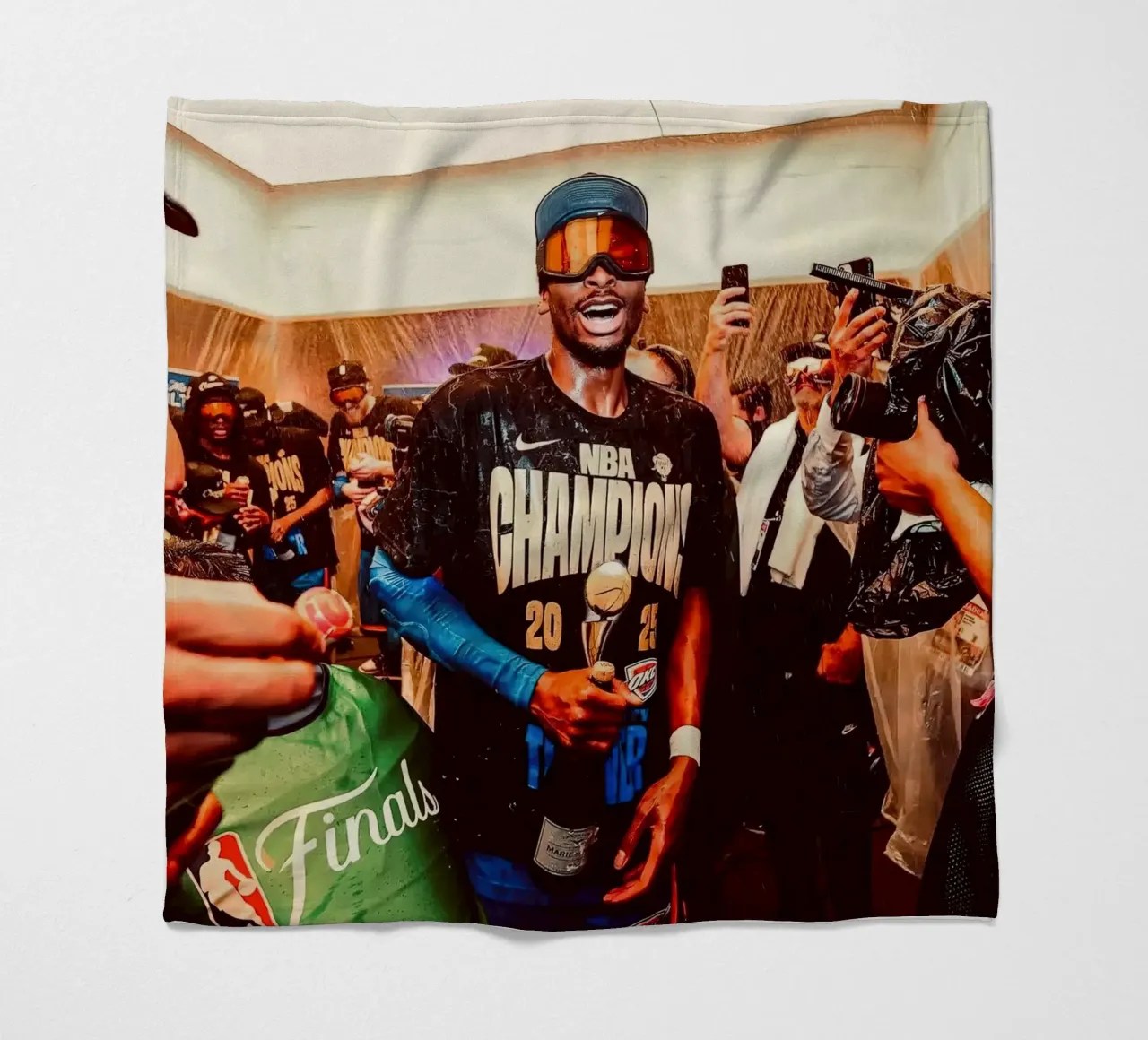 Shai Gilgeous-Alexander MVP delle finali coperta in pile da willtahuyshop
