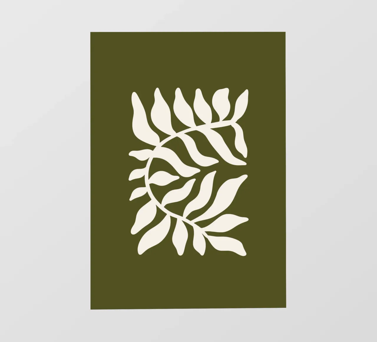 Olive Branch Silhouette pellicola backlit da vintageshop