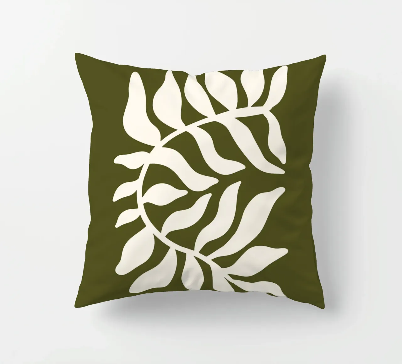 Olive Branch Silhouette cuscino da vintageshop