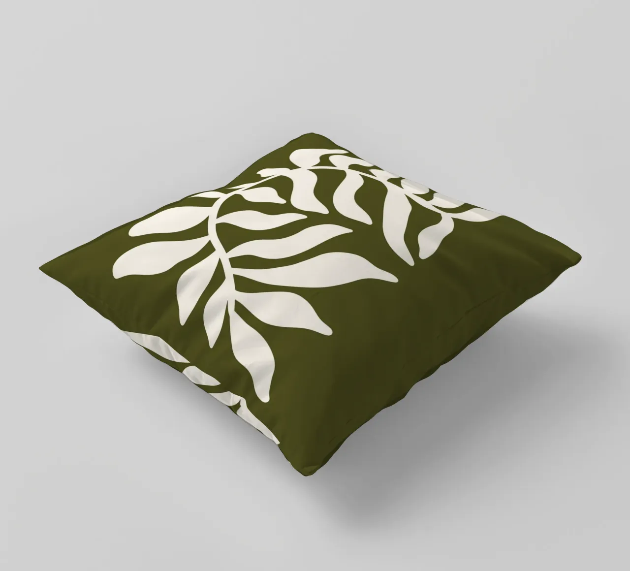 Olive Branch Silhouette cuscino da vintageshop